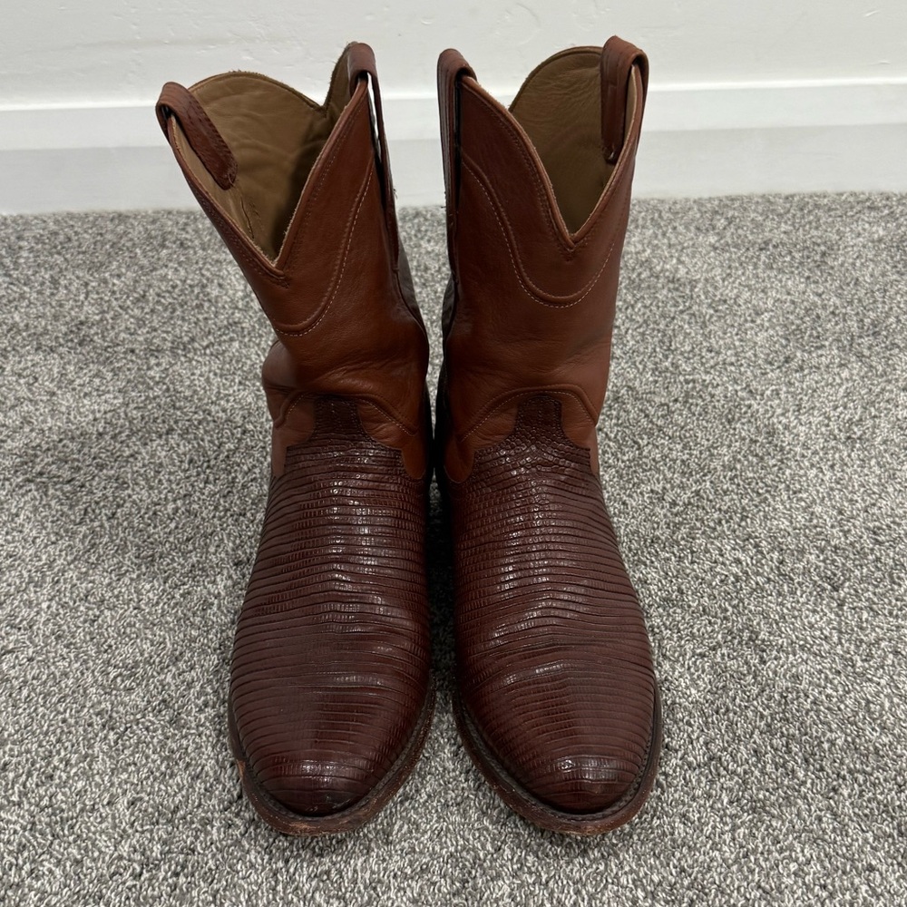 Men's Tecovas Nash Lizard Roper Boots, 9.5EE
